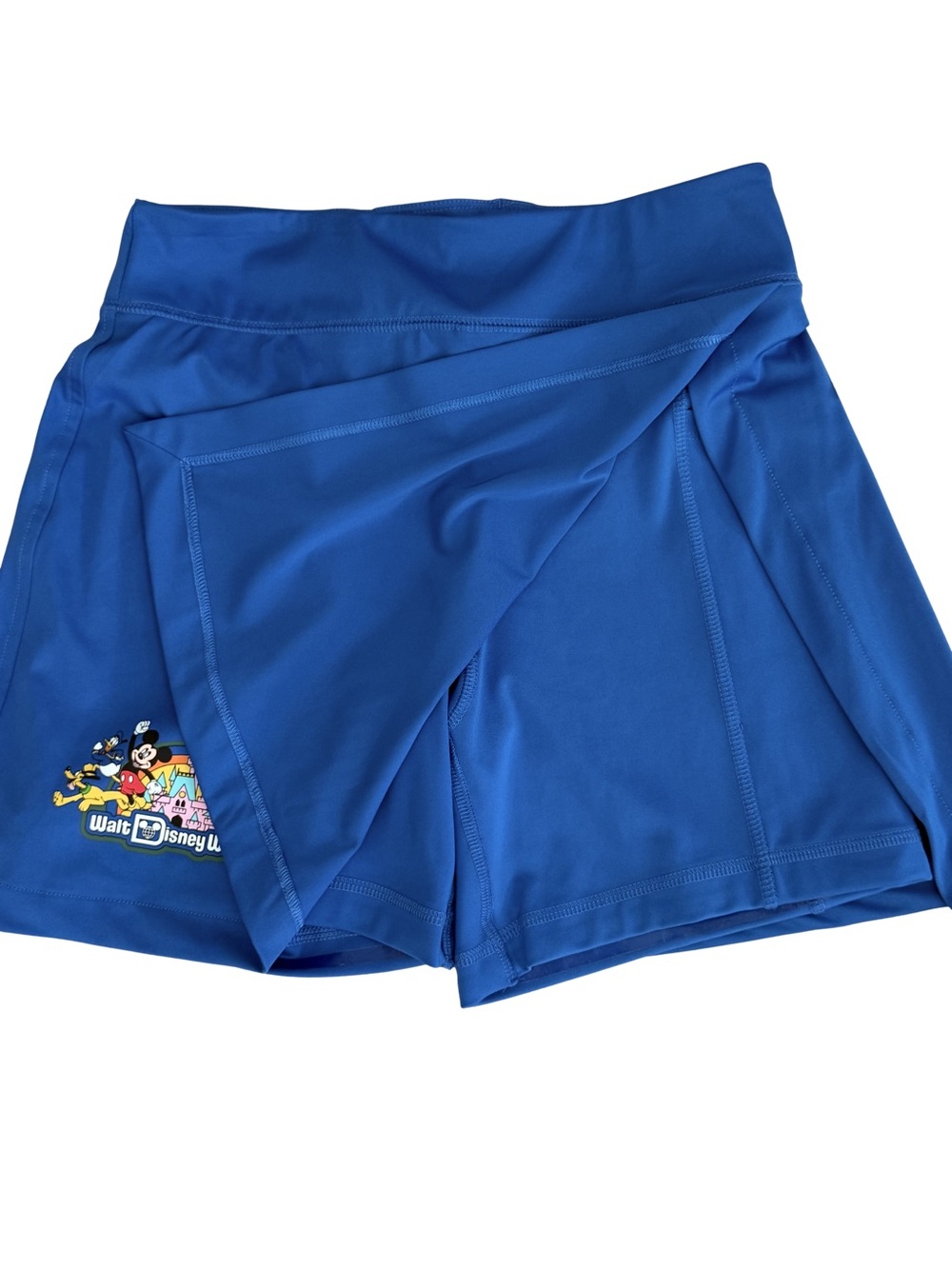 Disney Bright Blue Active Shorts with Logo Print. Size Xs - Picture 2 of 7